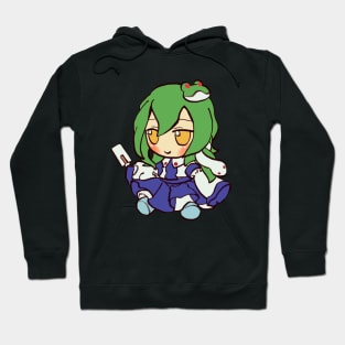 Mudwizard draws sanae kochiya fumo plush / touhou memes Hoodie